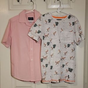 Bundle of 2 boys shirts